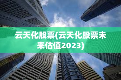 云天化股票(云天化股票未來估值2023)
