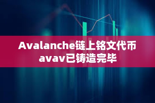 Avalanche鏈上銘文代幣avav已鑄造完畢