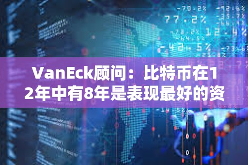 VanEck顧問：比特幣在12年中有8年是表現最好的資產
