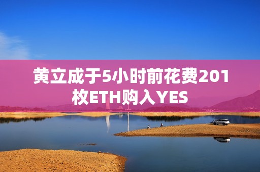 黃立成于5小時(shí)前花費(fèi)201枚ETH購(gòu)入YES