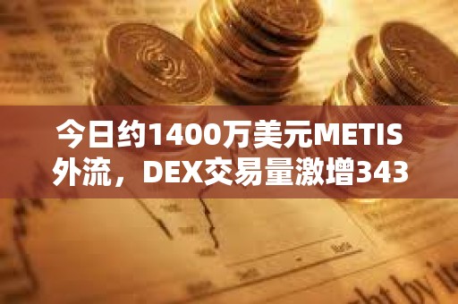 今日約1400萬美元METIS外流，DEX交易量激增343%