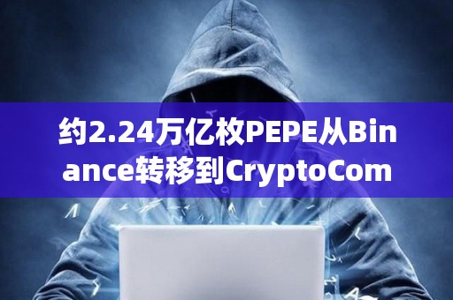 約2.24萬億枚PEPE從Binance轉移到CryptoCom