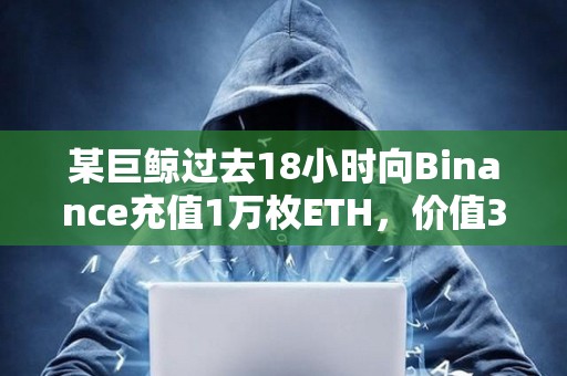 某巨鯨過去18小時向Binance充值1萬枚ETH，價值3757萬美元