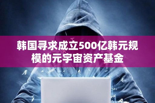 韓國尋求成立500億韓元規模的元宇宙資產基金