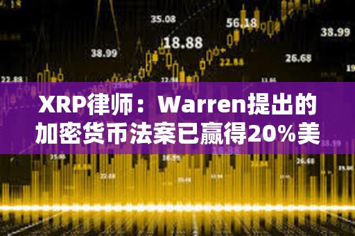 XRP律師：Warren提出的加密貨幣法案已贏得20%美國參議院議員支持