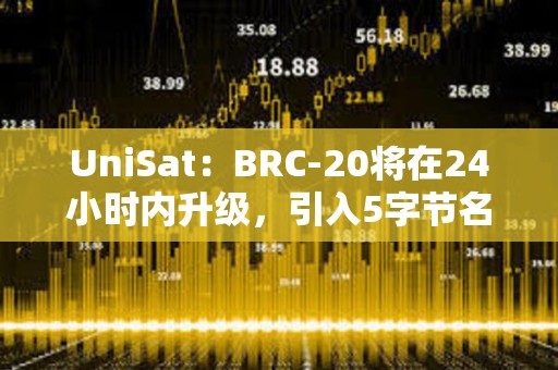 UniSat：BRC-20將在24小時內升級，引入5字節名稱和有限發行資產