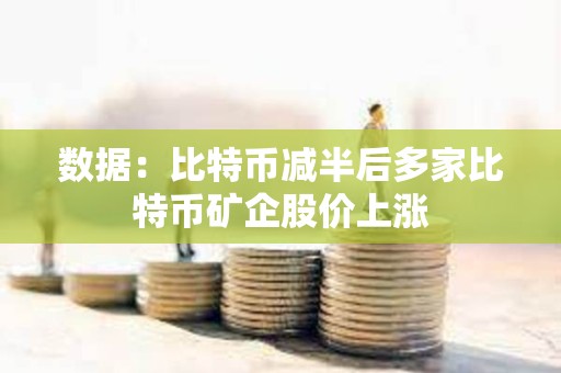 數(shù)據(jù)：比特幣減半后多家比特幣礦企股價上漲