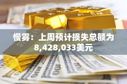 慢霧：上周預(yù)計(jì)損失總額為8,428,033美元