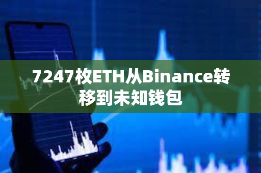 7247枚ETH從Binance轉移到未知錢包