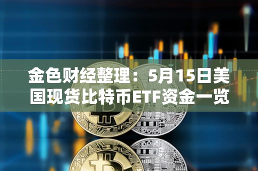 金色財(cái)經(jīng)整理：5月15日美國(guó)現(xiàn)貨比特幣ETF資金一覽