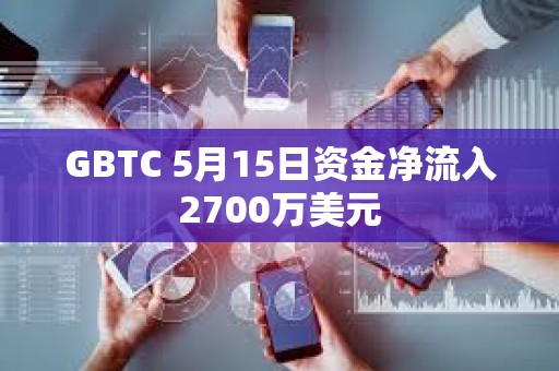 GBTC 5月15日資金凈流入2700萬美元