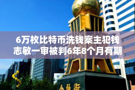 6萬枚比特幣洗錢案主犯錢志敏一審被判6年8個月有期徒刑