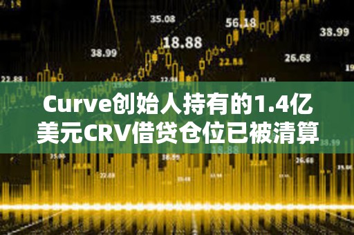 Curve創始人持有的1.4億美元CRV借貸倉位已被清算