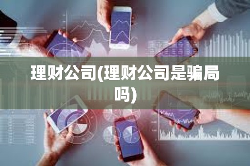 理財公司(理財公司是騙局嗎)