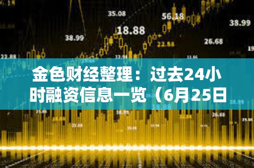 金色財經(jīng)整理：過去24小時融資信息一覽（6月25日）
