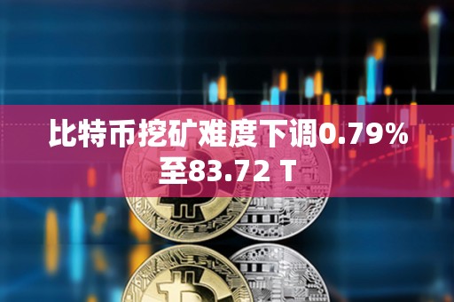比特幣挖礦難度下調0.79%至83.72 T