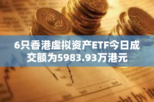 6只香港虛擬資產ETF今日成交額為5983.93萬港元