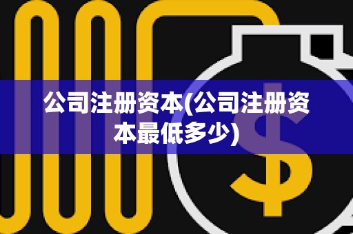 公司注冊資本(公司注冊資本最低多少)