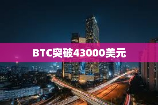 BTC突破43000美元