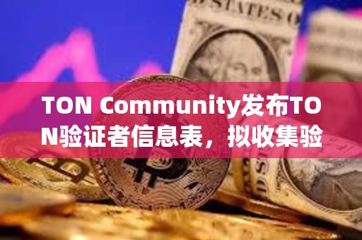 TON Community發布TON驗證者信息表，擬收集驗證者設置數據