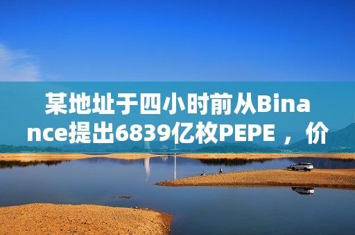 某地址于四小時前從Binance提出6839億枚PEPE ，價值495萬美元