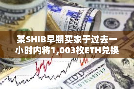 某SHIB早期買(mǎi)家于過(guò)去一小時(shí)內(nèi)將1,003枚ETH兌換為28.6億枚NEIRO