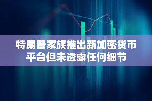 特朗普家族推出新加密貨幣平臺(tái)但未透露任何細(xì)節(jié)