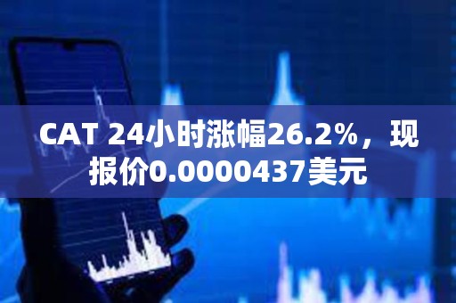 CAT 24小時漲幅26.2%，現報價0.0000437美元