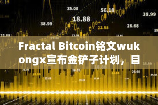 Fractal Bitcoin銘文wukongx宣布金鏟子計劃，目前已與兩個項目達成合作意向