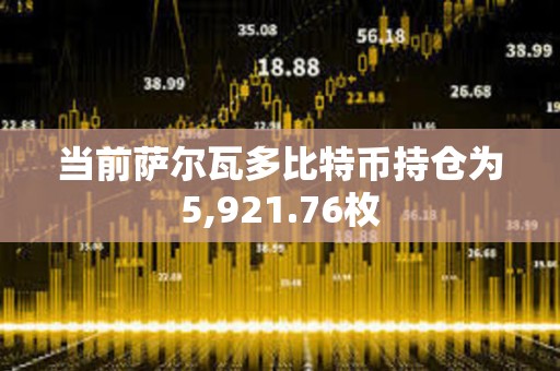當前薩爾瓦多比特幣持倉為5,921.76枚