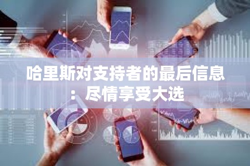 哈里斯對支持者的最后信息：盡情享受大選