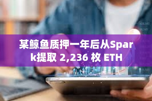 某鯨魚質押一年后從Spark提取 2,236 枚 ETH