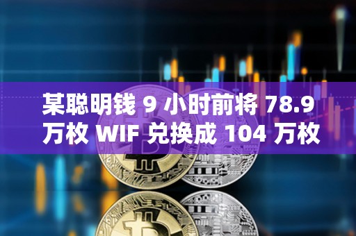 某聰明錢 9 小時前將 78.9 萬枚 WIF 兌換成 104 萬枚 FARTCOIN