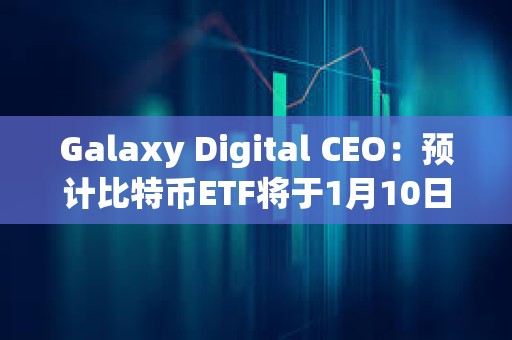 Galaxy Digital CEO：預計比特幣ETF將于1月10日獲得批準