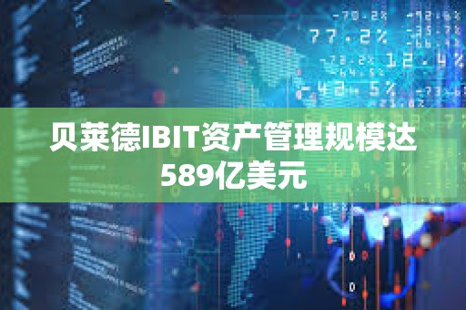 貝萊德IBIT資產管理規模達589億美元