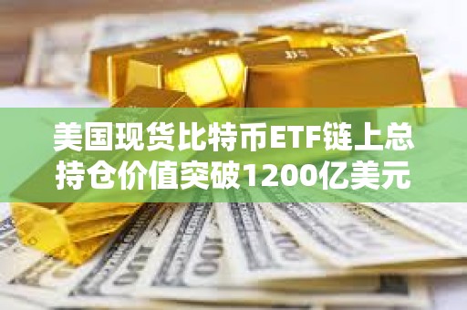 美國(guó)現(xiàn)貨比特幣ETF鏈上總持倉(cāng)價(jià)值突破1200億美元