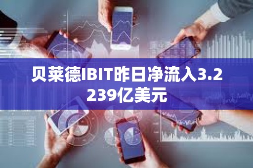 貝萊德IBIT昨日凈流入3.2239億美元