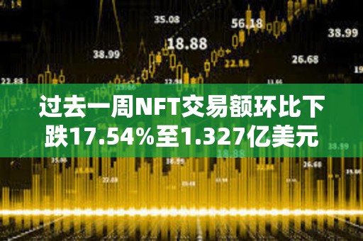 過去一周NFT交易額環比下跌17.54%至1.327億美元