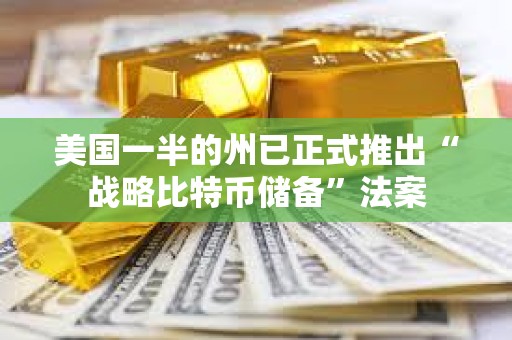 美國一半的州已正式推出“戰略比特幣儲備”法案