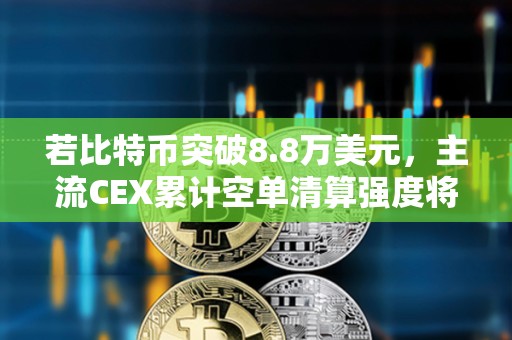 若比特幣突破8.8萬美元，主流CEX累計空單清算強度將達8.42億