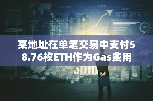某地址在單筆交易中支付58.76枚ETH作為Gas費用