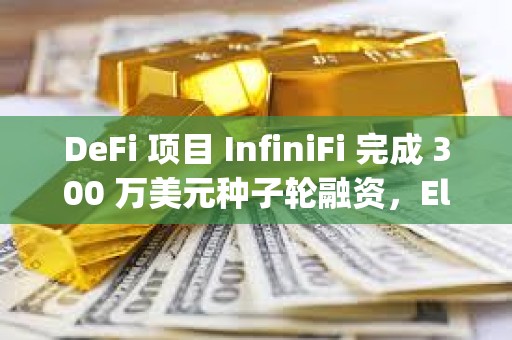 DeFi 項目 InfiniFi 完成 300 萬美元種子輪融資，Electric Capital 領投