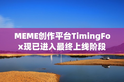 MEME創作平臺TimingFox現已進入最終上線階段