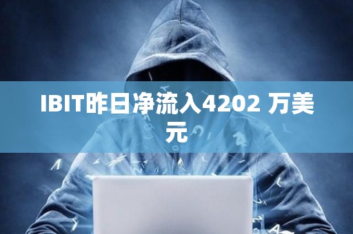 IBIT昨日凈流入4202 萬美元