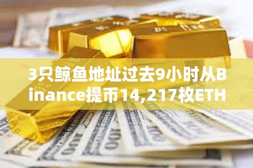 3只鯨魚地址過去9小時從Binance提幣14,217枚ETH，或正通過Aave做多ETH