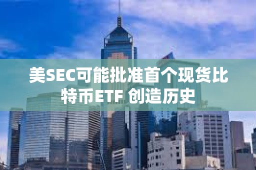 美SEC可能批準(zhǔn)首個現(xiàn)貨比特幣ETF 創(chuàng)造歷史 美SEC可能批準(zhǔn)首個現(xiàn)貨比特幣ETF 創(chuàng)造歷史