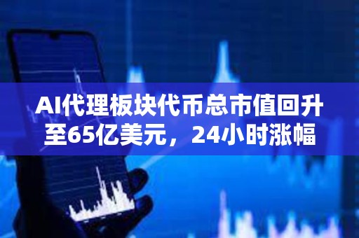 AI代理板塊代幣總市值回升至65億美元，24小時(shí)漲幅達(dá)4.8%