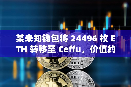 某未知錢包將 24496 枚 ETH 轉移至 Ceffu，價值約 6382 萬美元