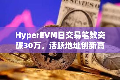 HyperEVM日交易筆數(shù)突破30萬，活躍地址創(chuàng)新高
