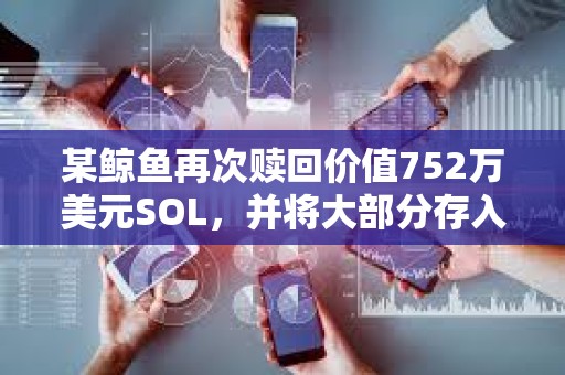 某鯨魚再次贖回價值752萬美元SOL，并將大部分存入Binance